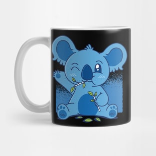 CUTE KOALA EATING EUCALYPTUS Mug